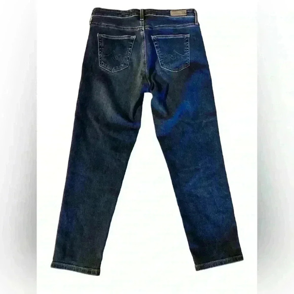 AG Adriano Goldschmied The Mid Rise Stevie Capri Petite Blue - Picture 6 of 10